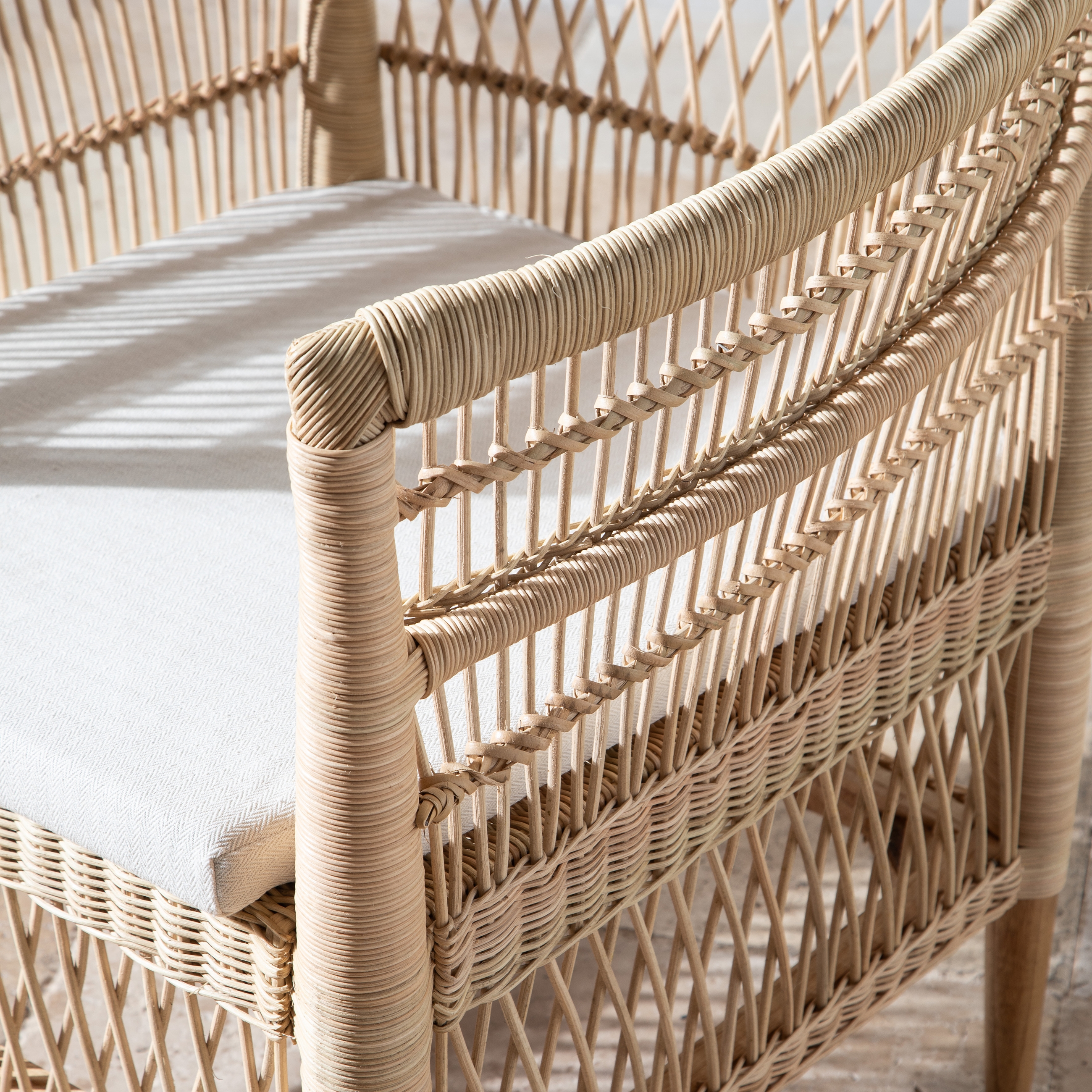 MALAWI KOLÇAKLI  SANDALYE KAHVE