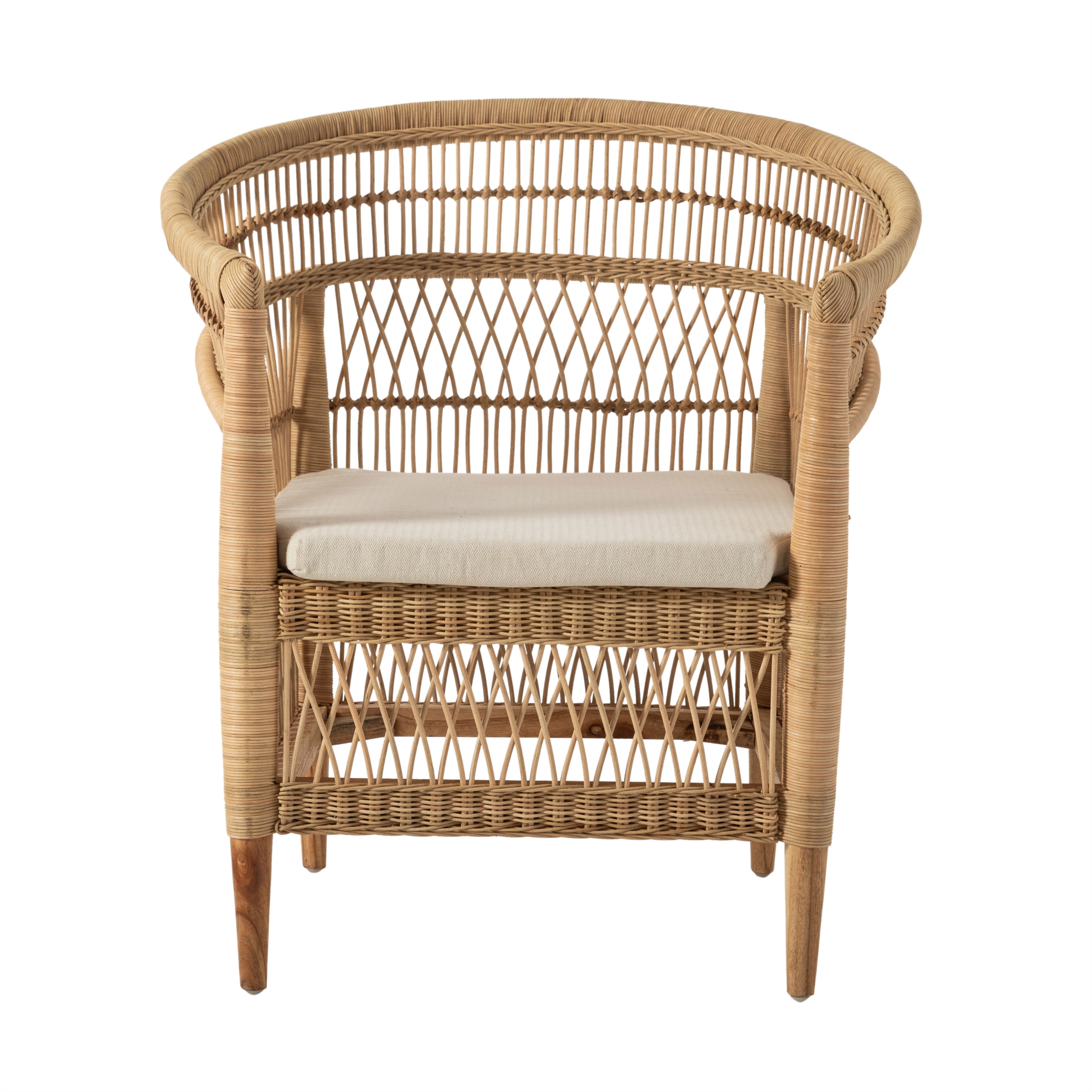 MALAWI KOLÇAKLI  SANDALYE KAHVE