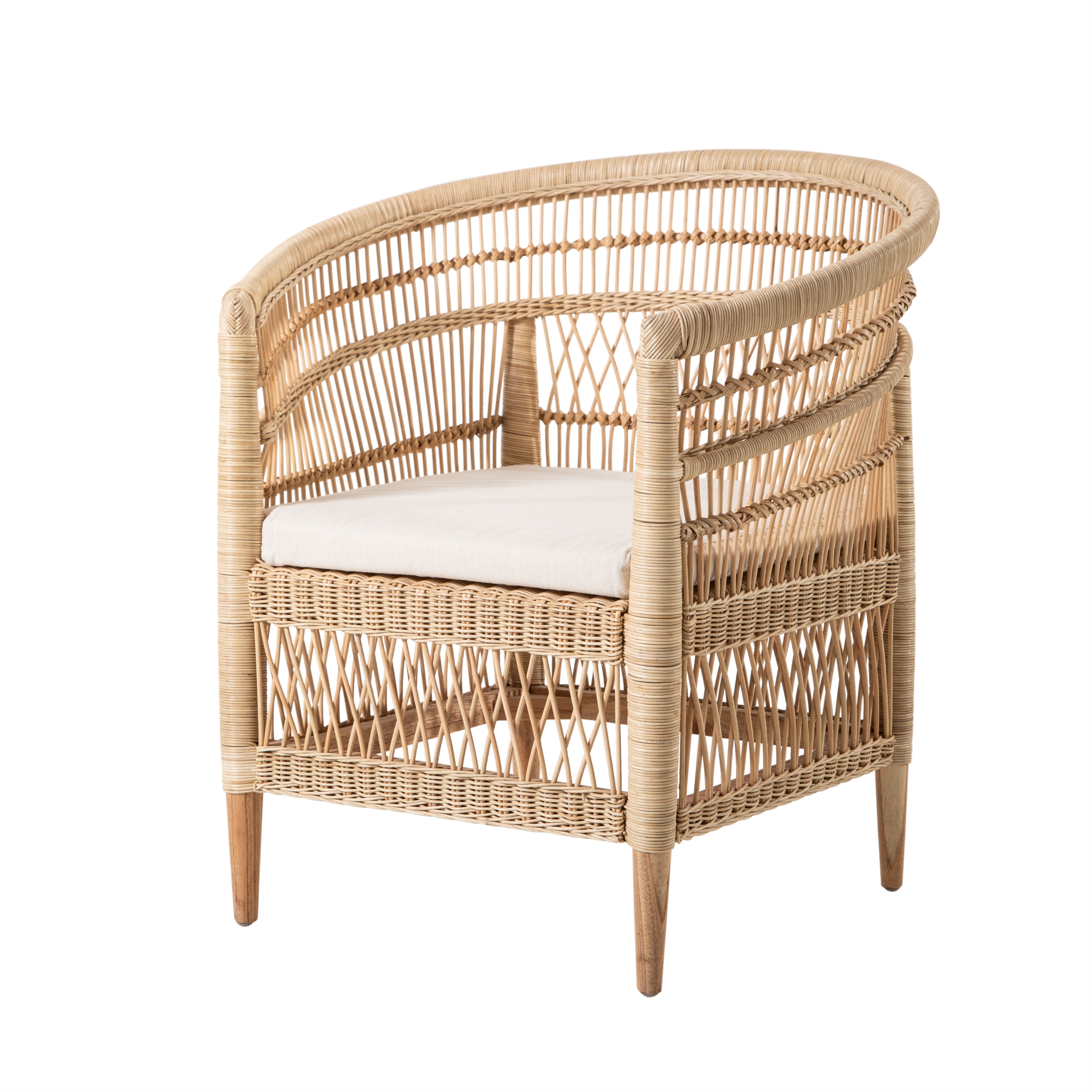 MALAWI KOLÇAKLI SANDALYE NATURAL