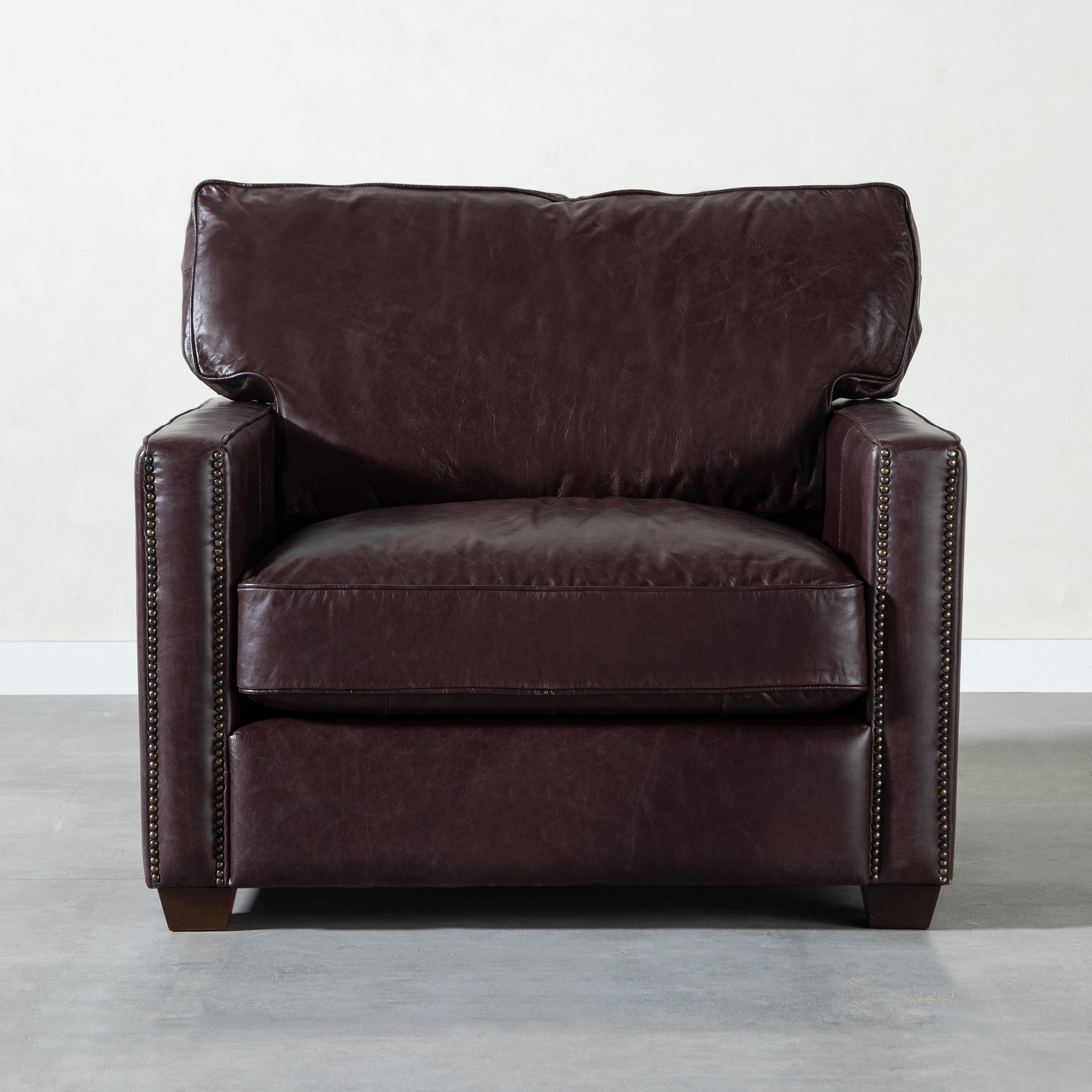 WILLIAM TEKLİ DERİ KOLTUK BIKER TAN