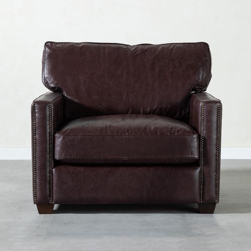  WILLIAM TEKLİ DERİ KOLTUK BIKER TAN