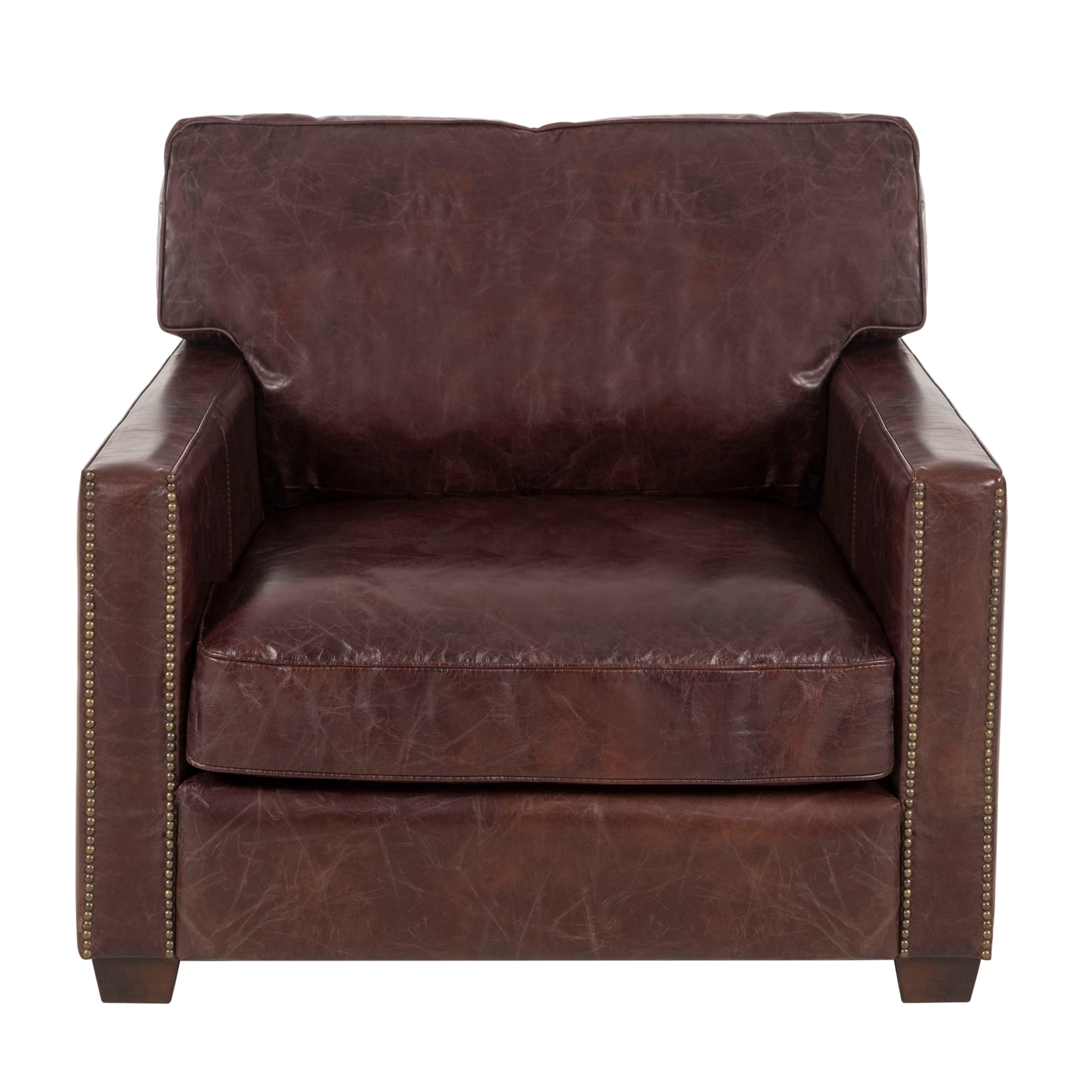 WILLIAM TEKLİ DERİ KOLTUK BIKER TAN