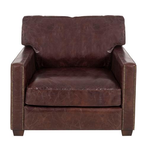 WILLIAM TEKLİ DERİ KOLTUK BIKER TAN