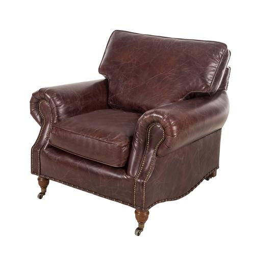 BALMORAL TEKLİ DERİ KOLTUK BIKER TAN