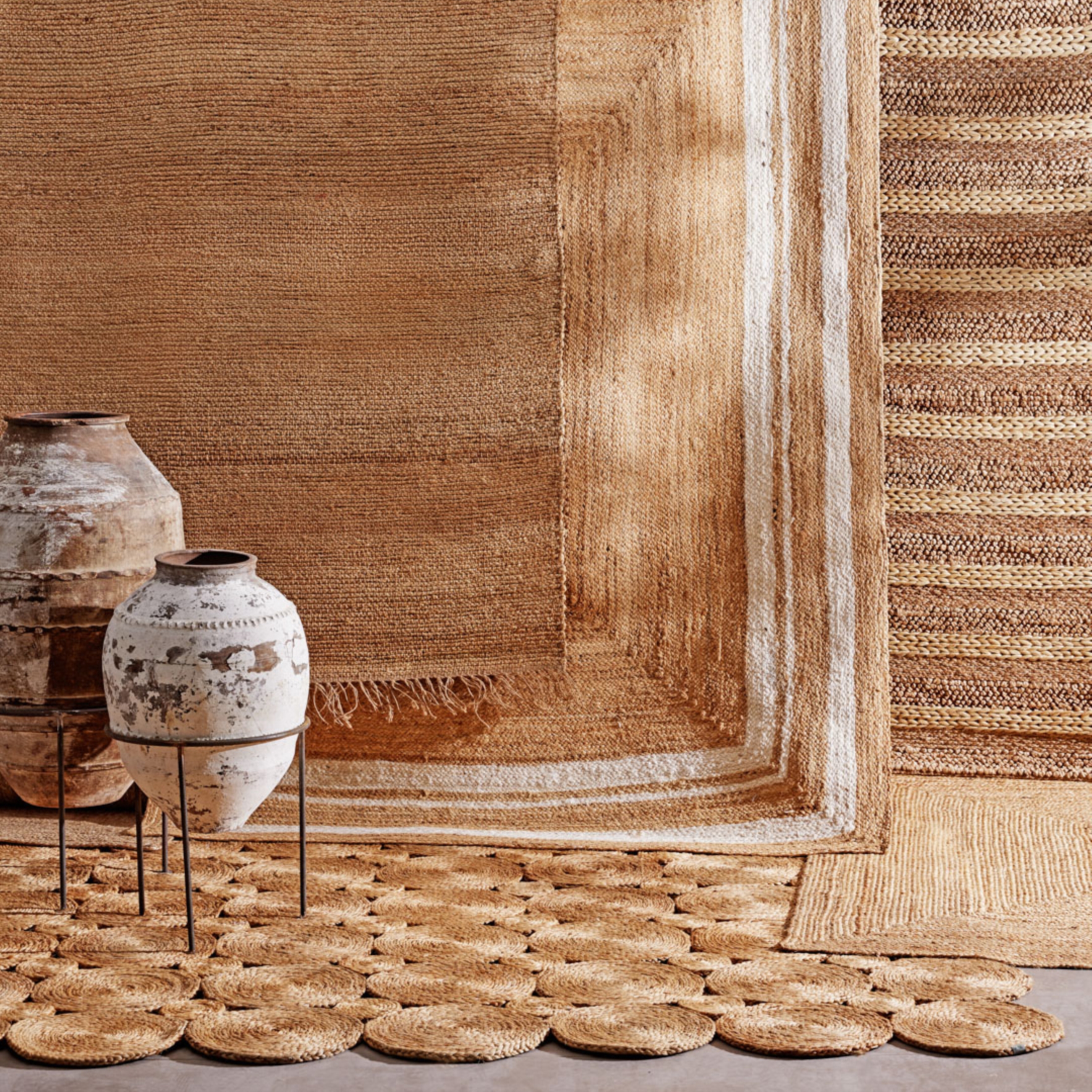 MAFRA BORDÜRLÜ JÜT HALI BEJ 120X180