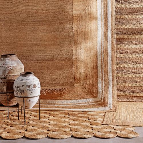  MAFRA BORDÜRLÜ JÜT HALI BEJ 120X180