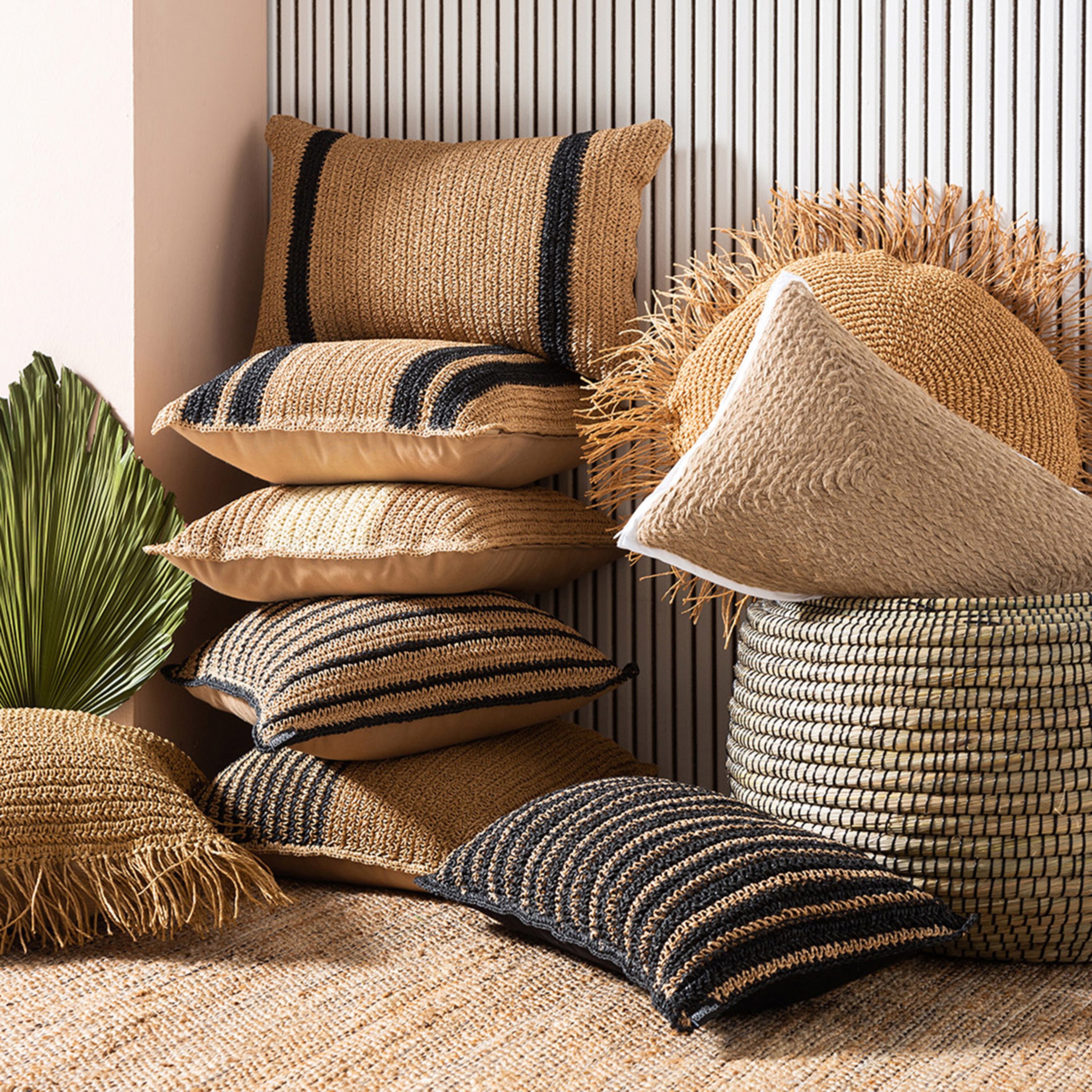 VALETTA TASSEL JÜT KIRLENT 50X50