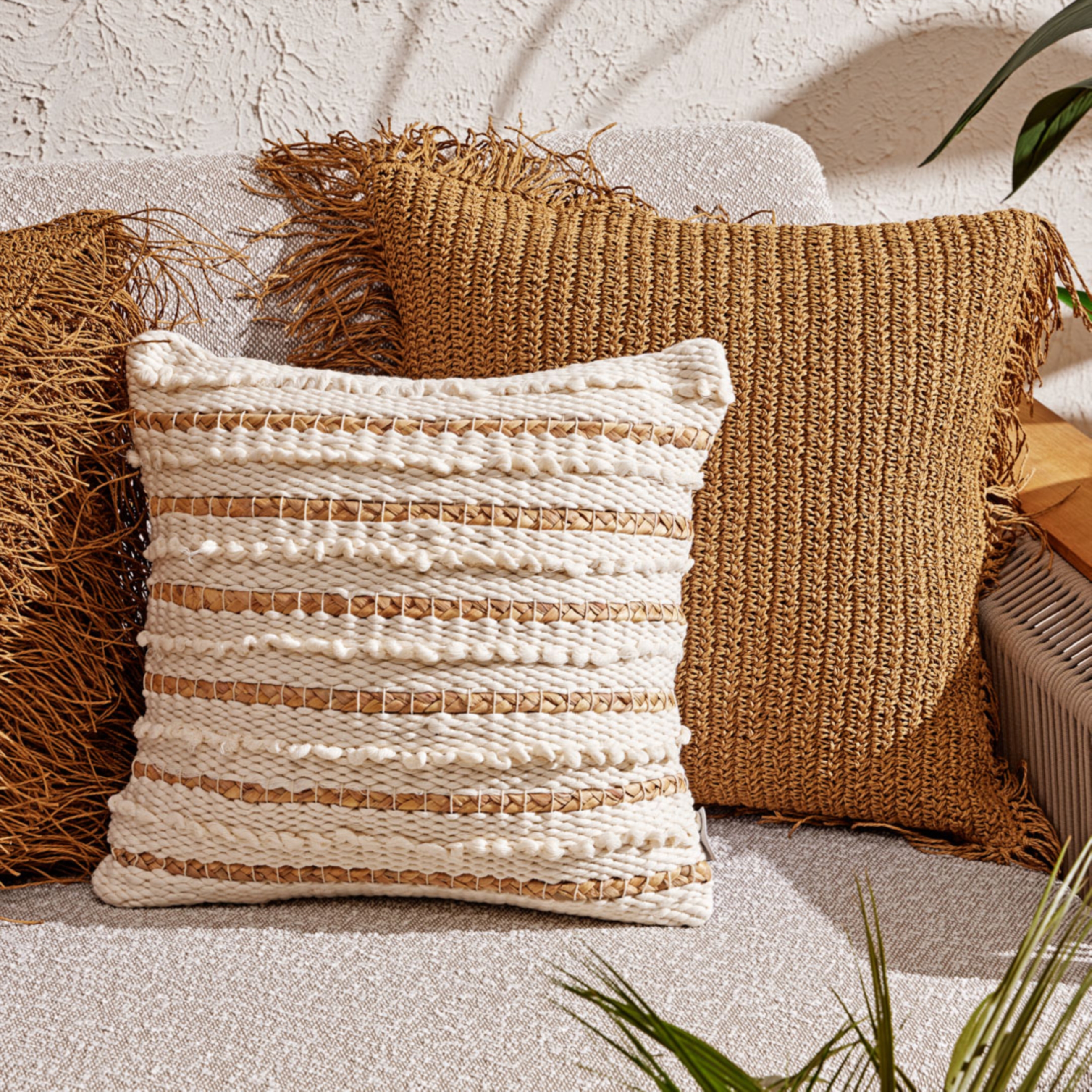 VALETTA TASSEL JÜT KIRLENT 50X50