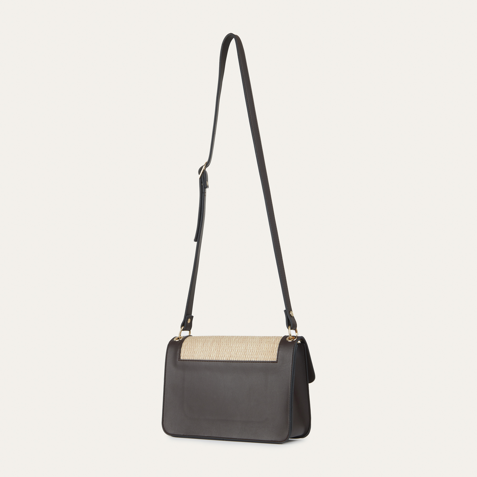 HASIR GÖRÜNÜMLÜ OMUZ ÇANTASI