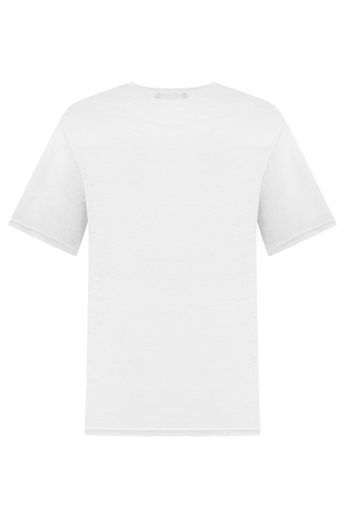  PAMUKLU BİSİKLET YAKA KISA KOLLU T-SHIRT