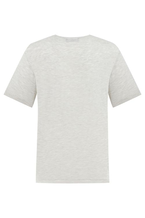  PAMUKLU BİSİKLET YAKA KISA KOLLU T-SHIRT