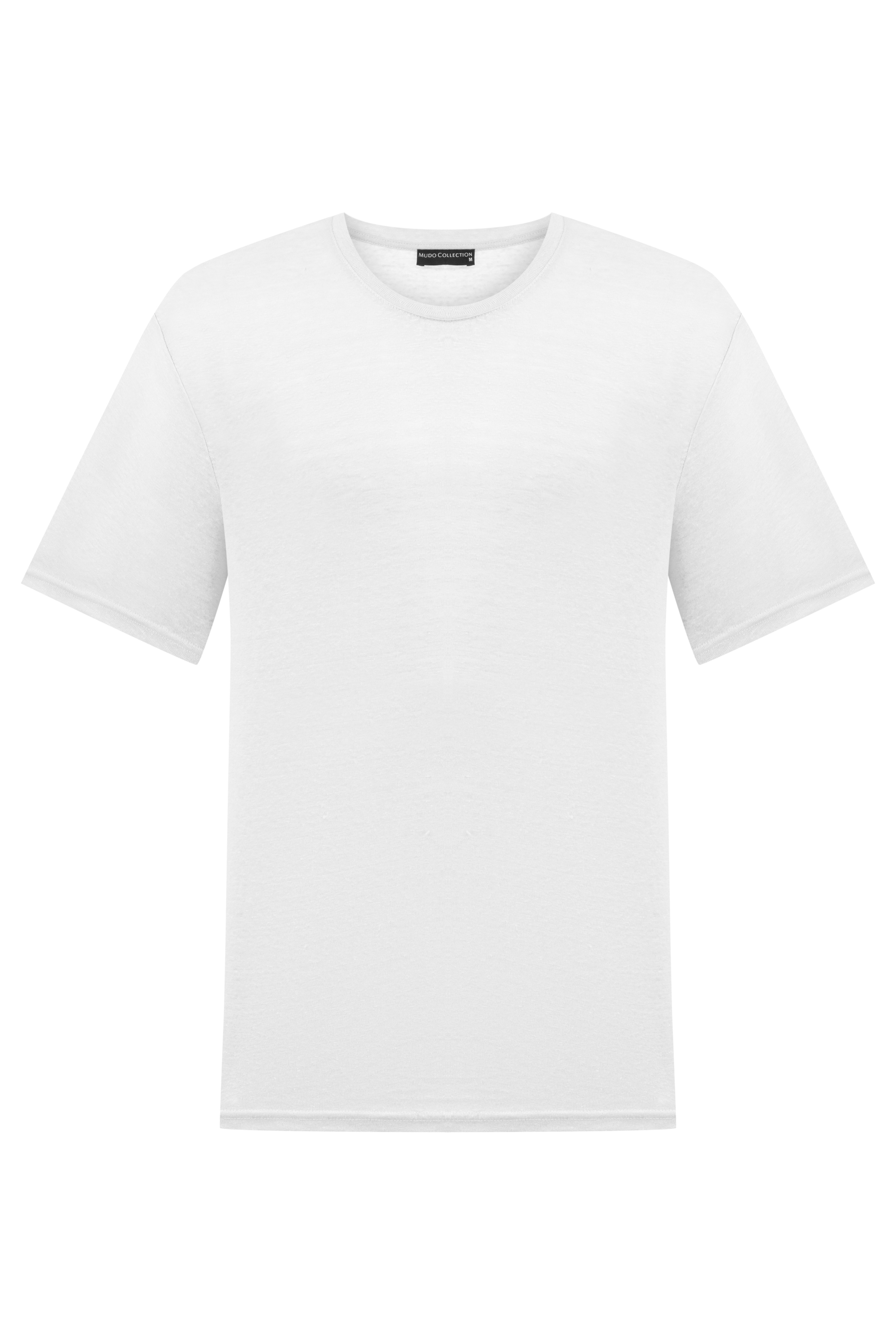 PAMUKLU BİSİKLET YAKA KISA KOLLU T-SHIRT