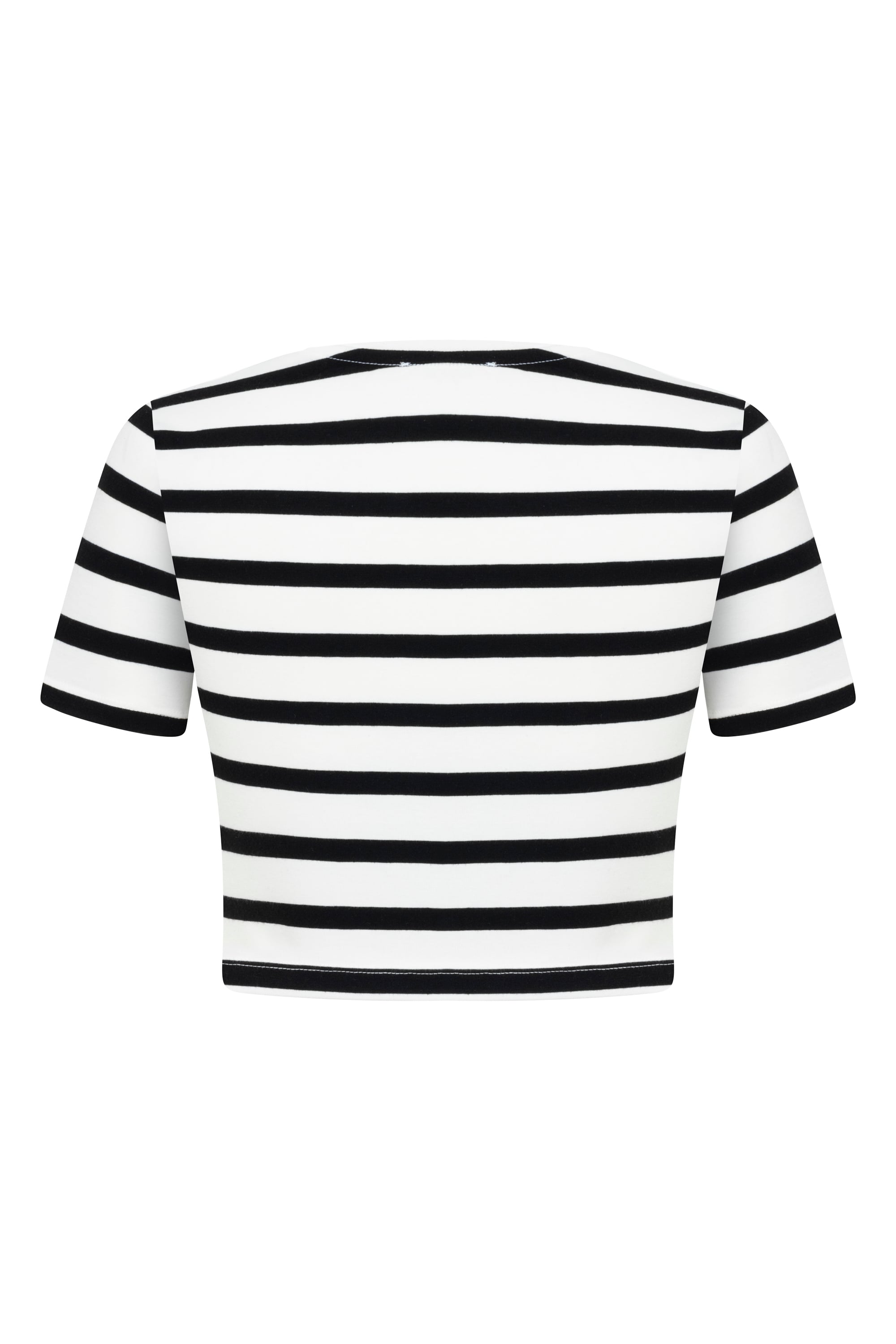 ÇİZGİLİ CROP T-SHIRT