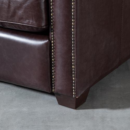  WILLIAM TEKLİ DERİ KOLTUK BIKER TAN