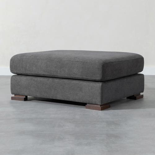  CAPRI AHŞAP AYAK PUF ANTRASİT