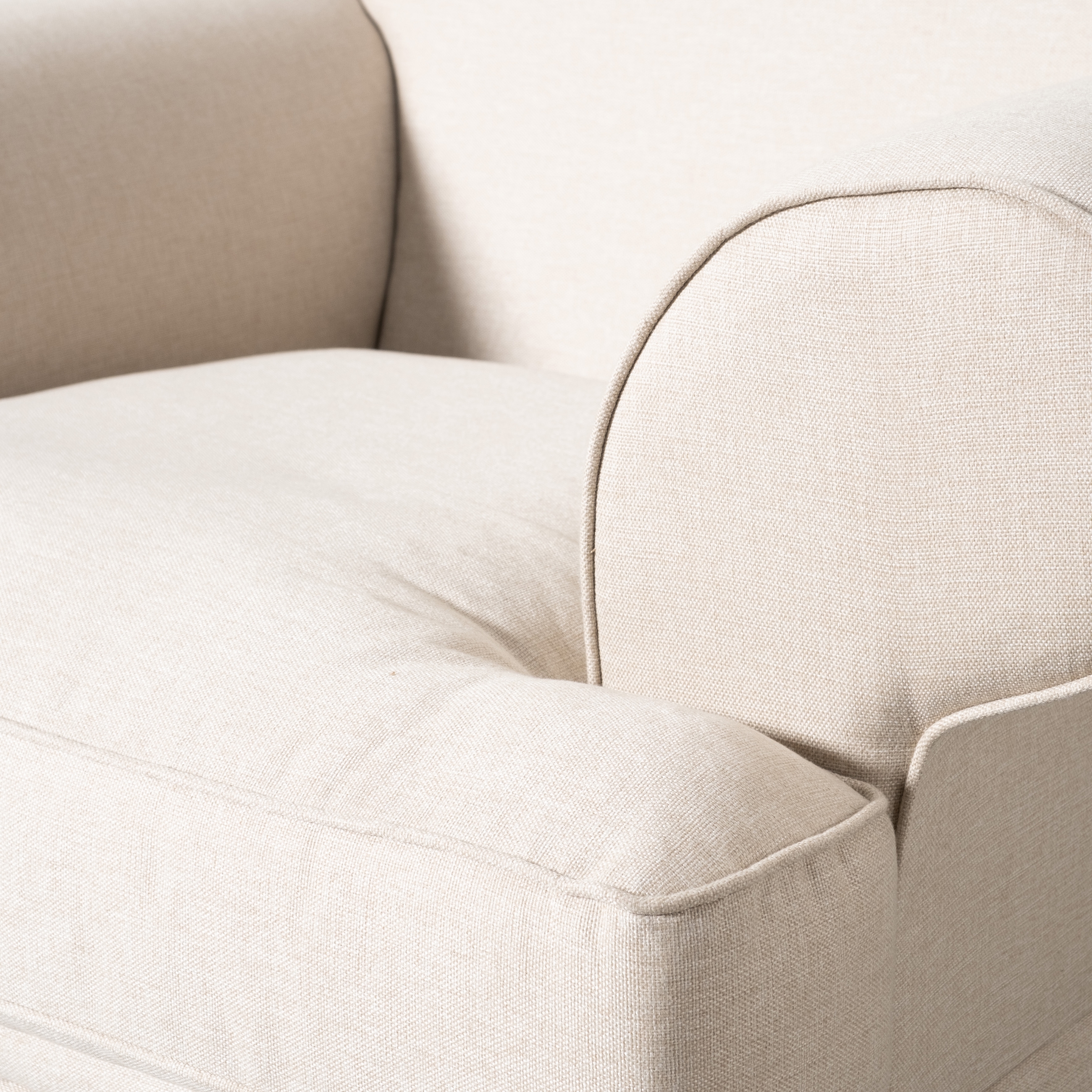 BIRMINGHAM EKRU TEKLİ KOLTUK