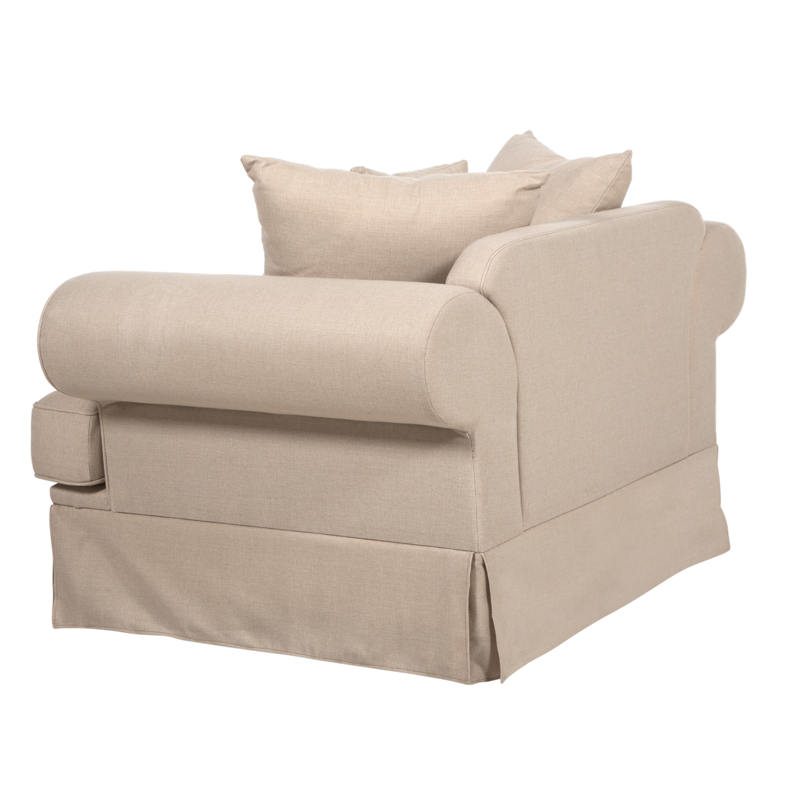 BIRMINGHAM EKRU TEKLİ KOLTUK