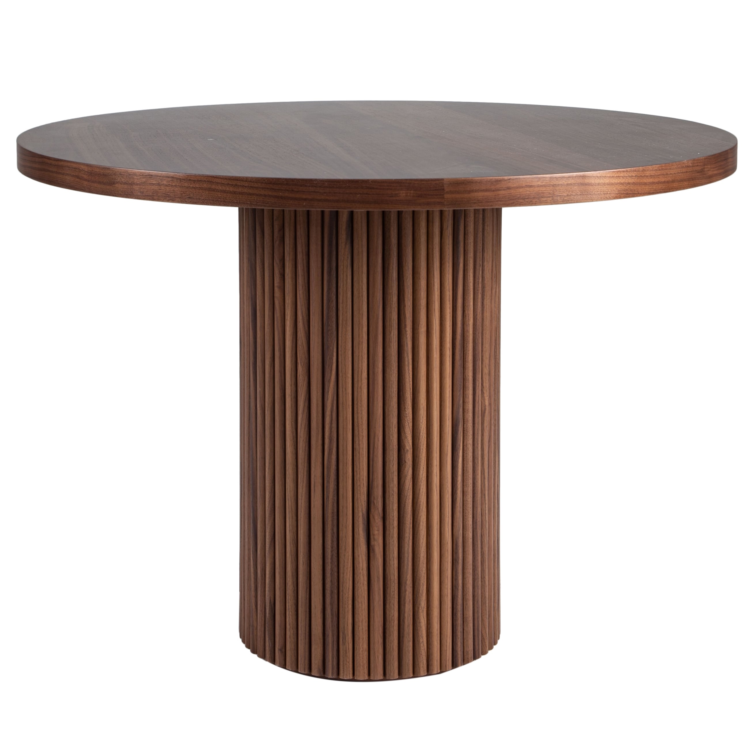 SANTA AHŞAP YUVARLAK YEMEK MASASI KAHVERENGİ