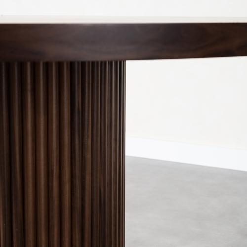  SANTA AHŞAP YUVARLAK YEMEK MASASI KAHVERENGİ