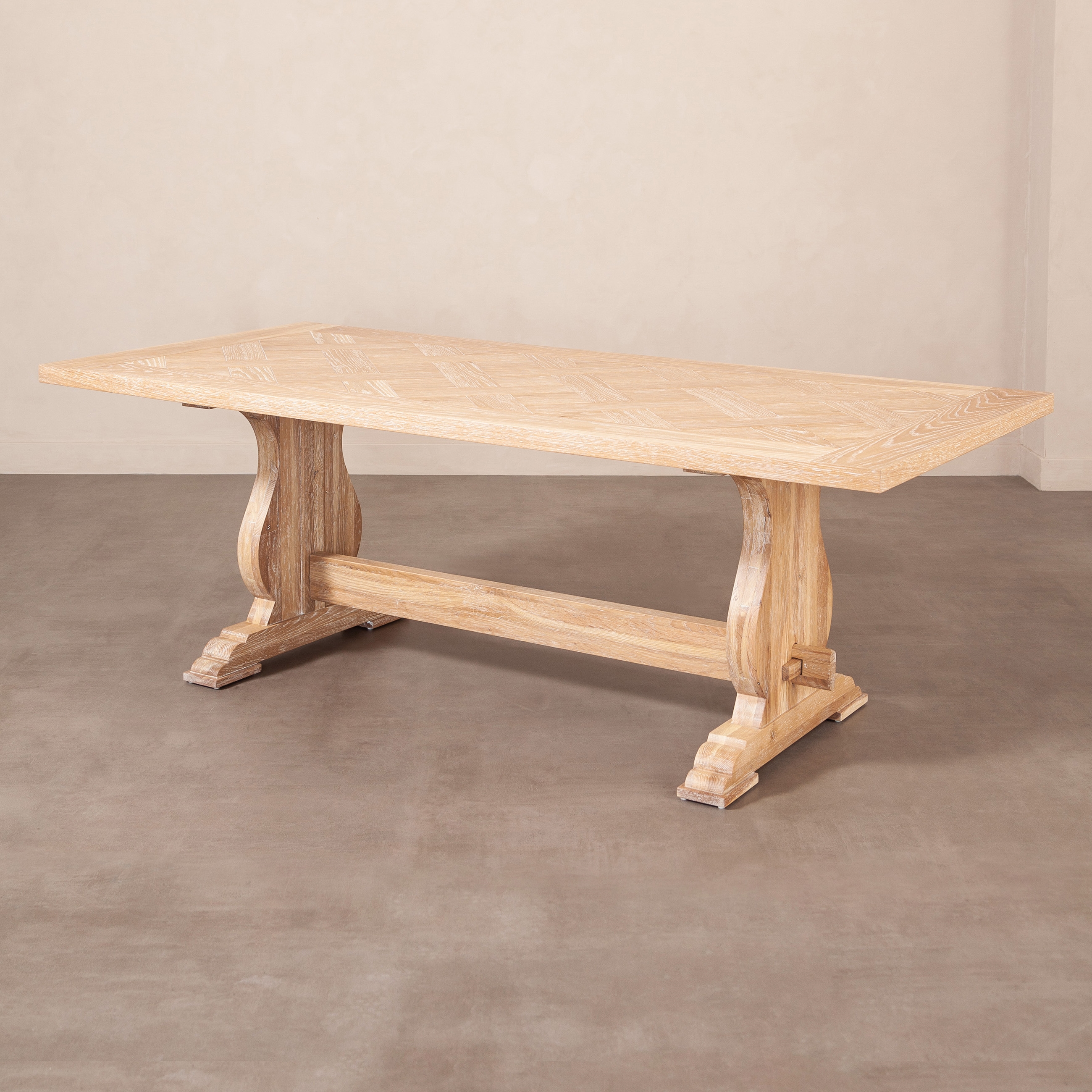 WELLINGTON AHŞAP YEMEK MASASI 220X110