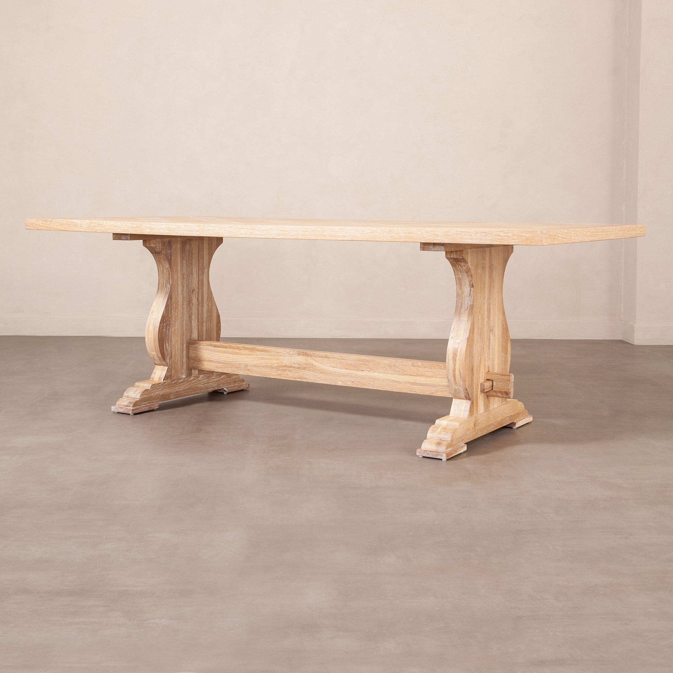 WELLINGTON AHŞAP YEMEK MASASI 220X110