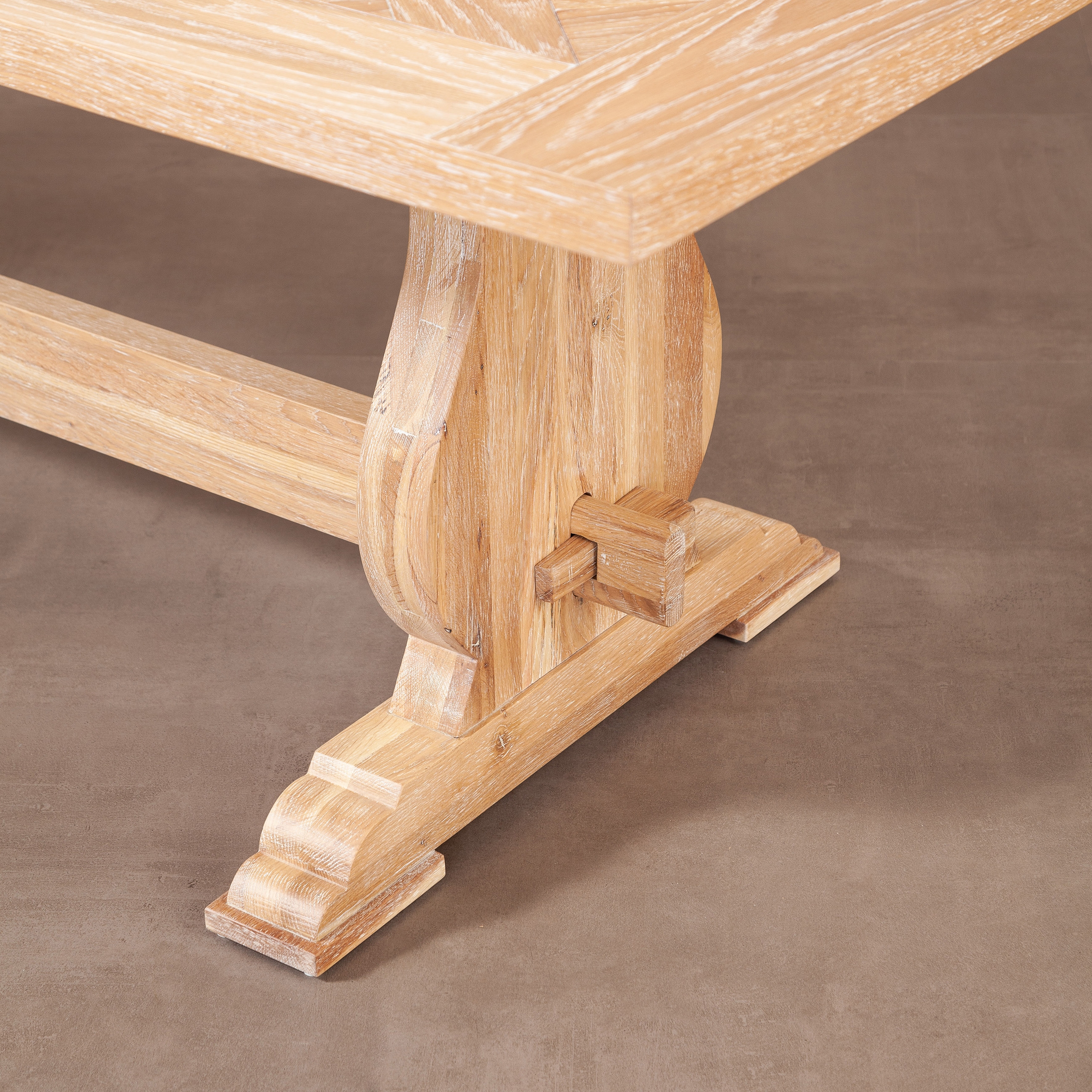 WELLINGTON AHŞAP YEMEK MASASI 220X110