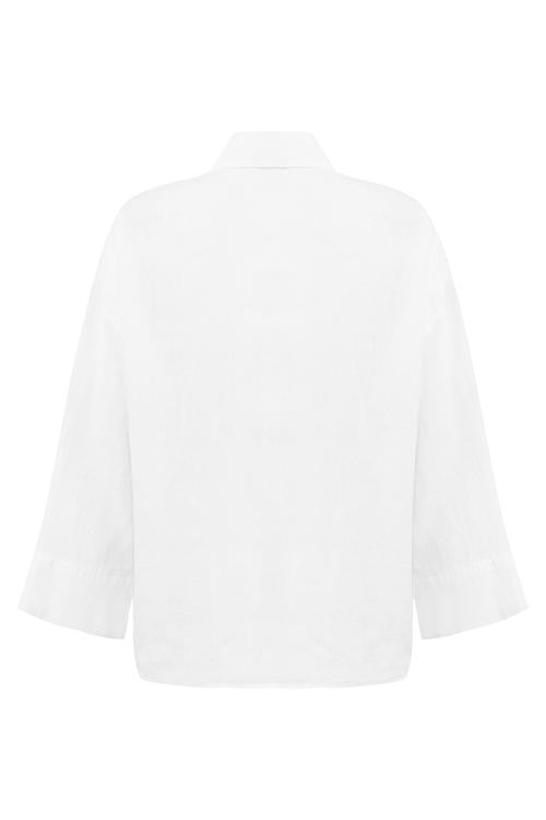  OVERSIZE KETEN GÖMLEK