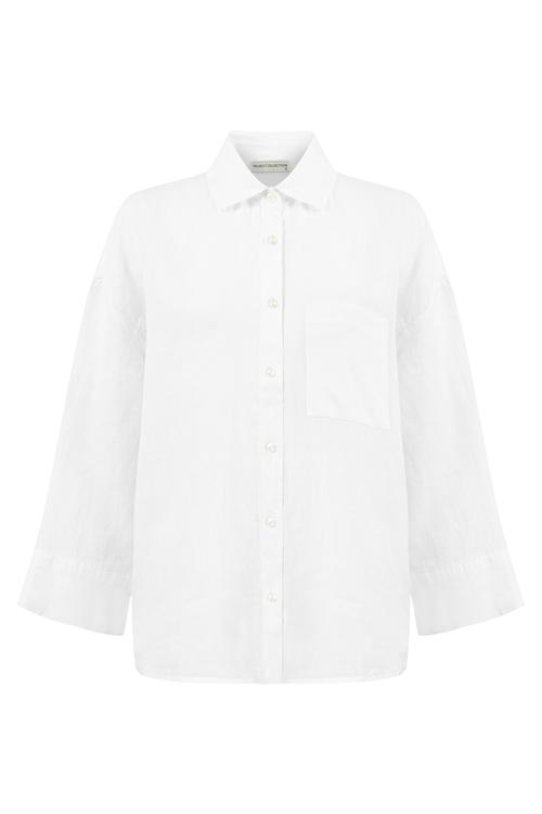  OVERSIZE KETEN GÖMLEK