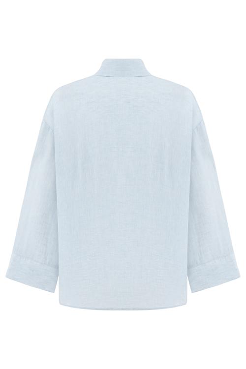  OVERSIZE KETEN GÖMLEK