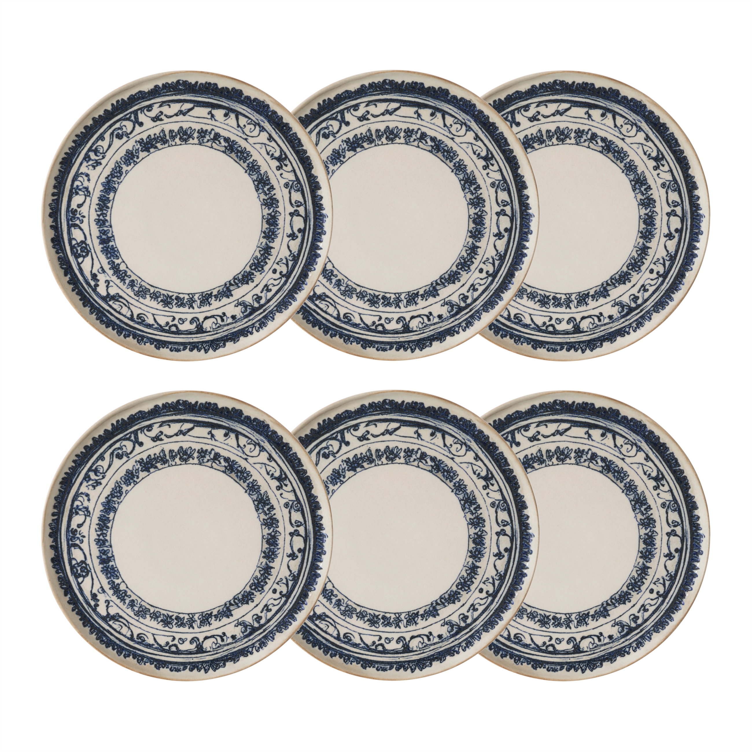 PORTO SERVİS TABAĞI SETİ 27CM -6LI