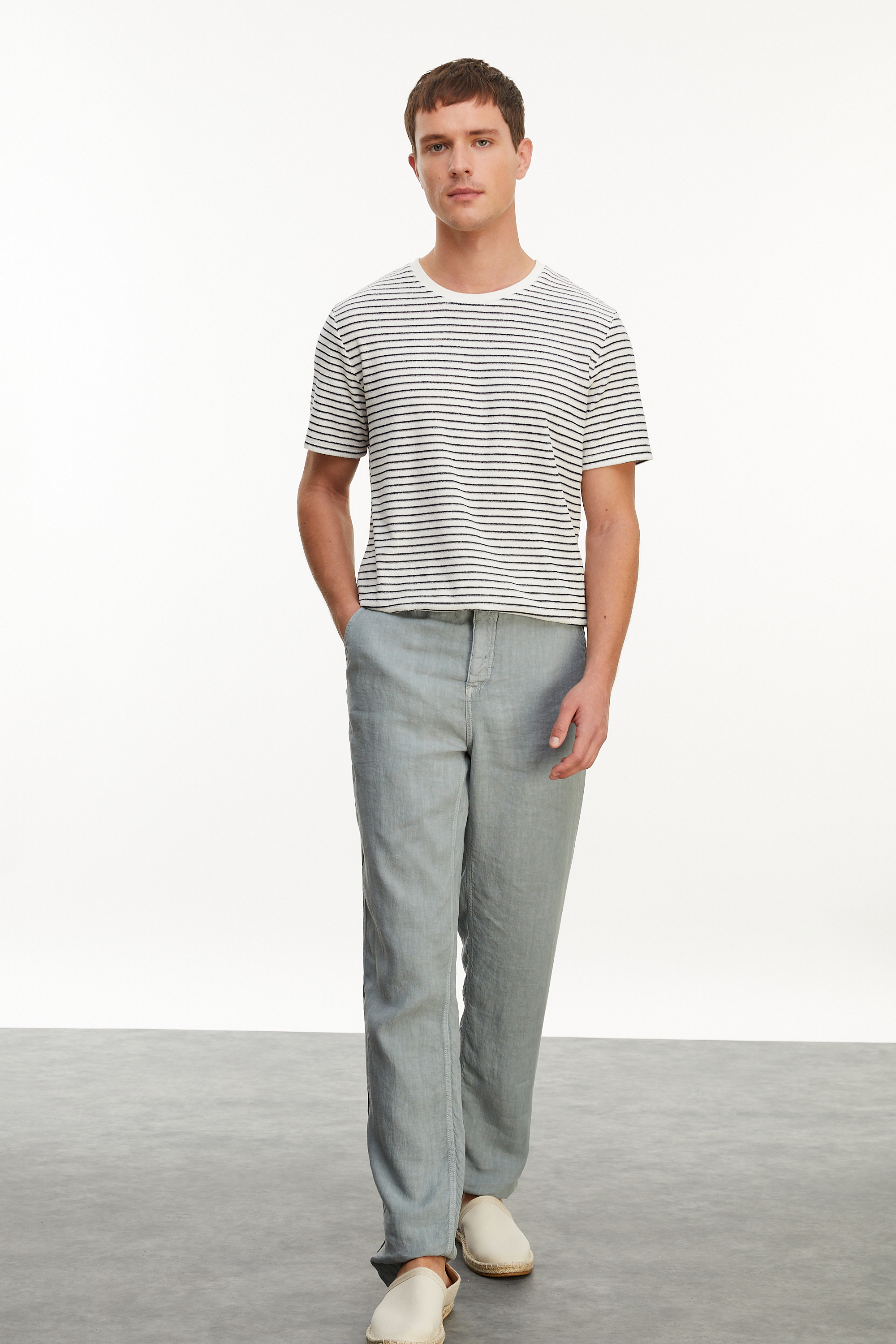 STRAIGHT FIT KETEN PANTOLON