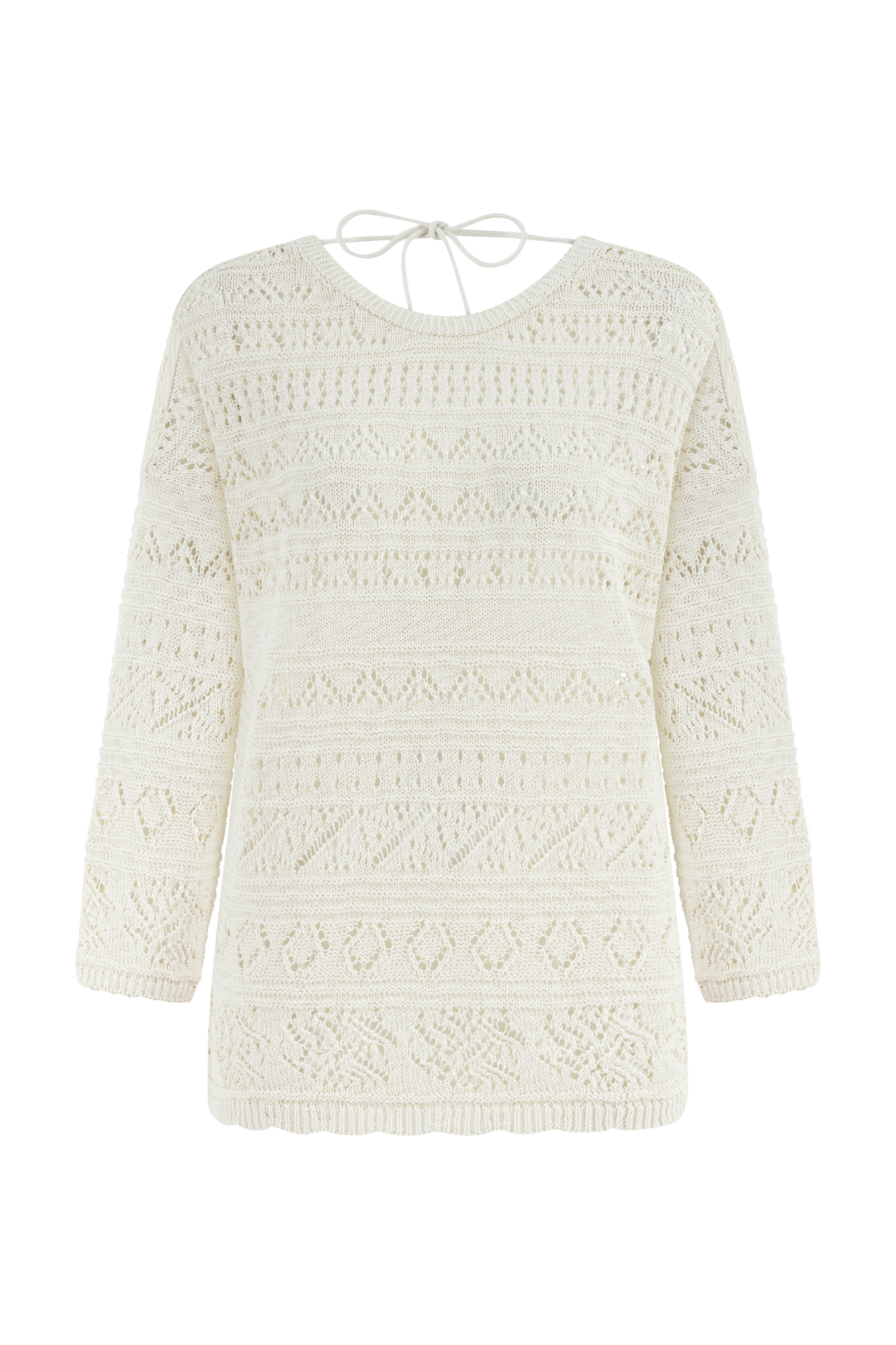 BAĞLAMA DETAYLI UZUN KOLLU TRİKO