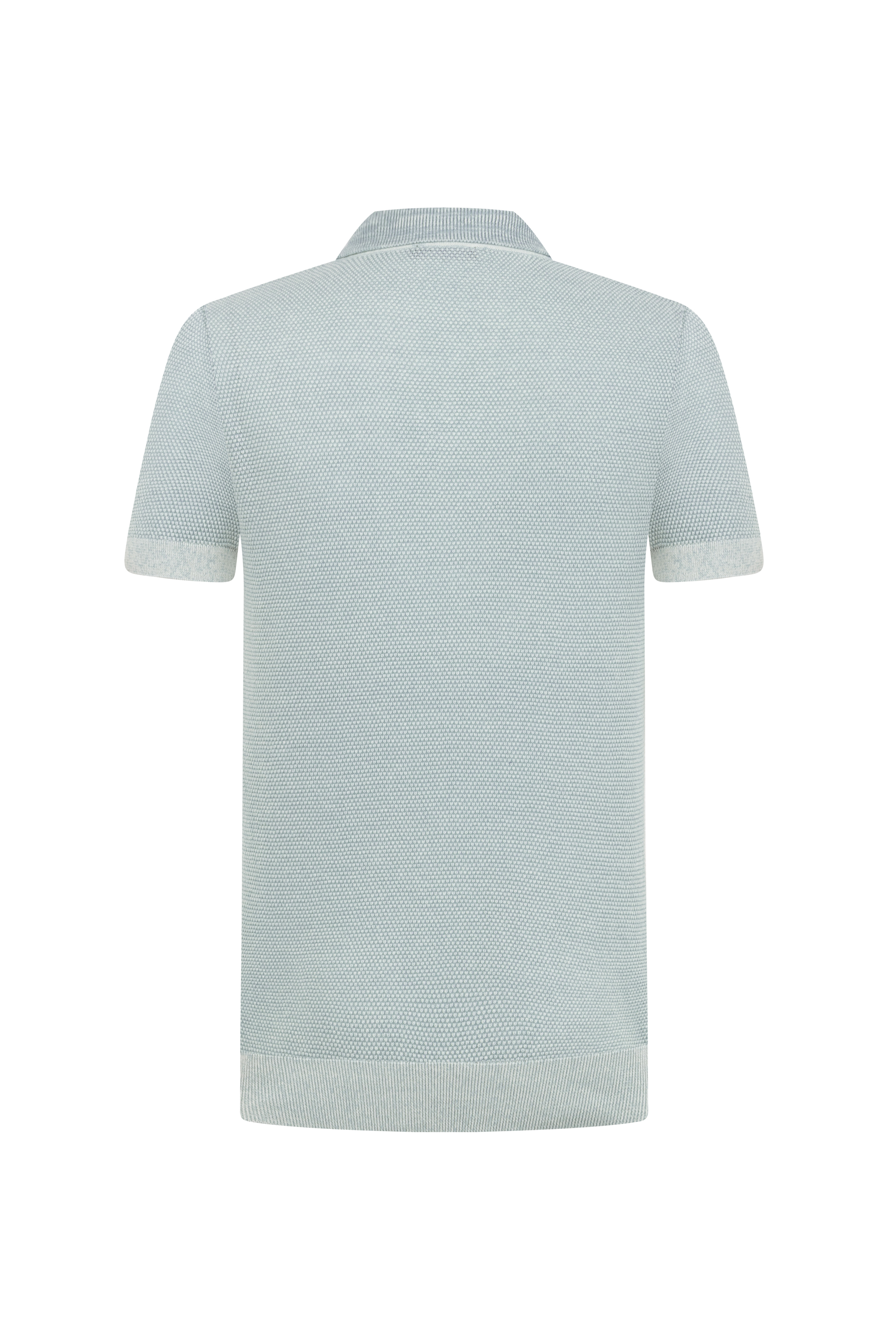 DOKULU POLO YAKA KISA KOLLU TRİKO