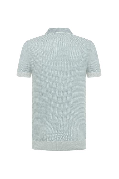  DOKULU POLO YAKA KISA KOLLU TRİKO