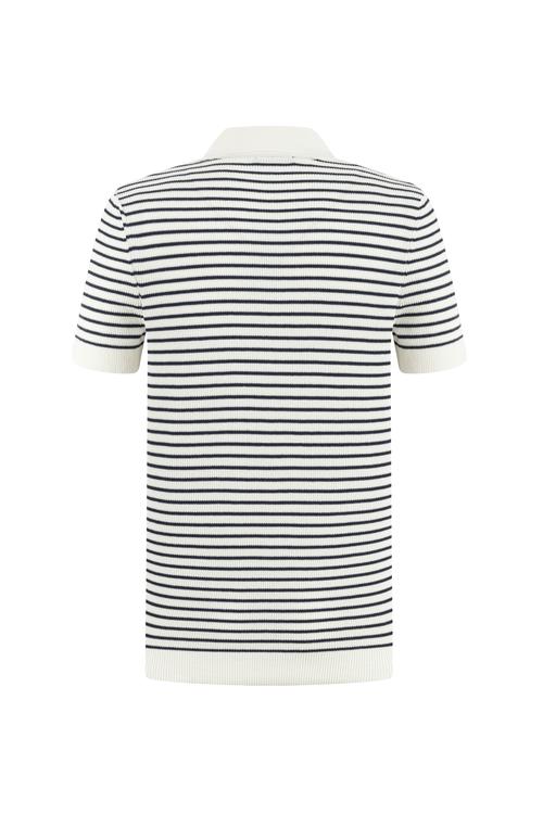  ÇİZGİLİ POLO YAKA KISA KOLLU TRİKO