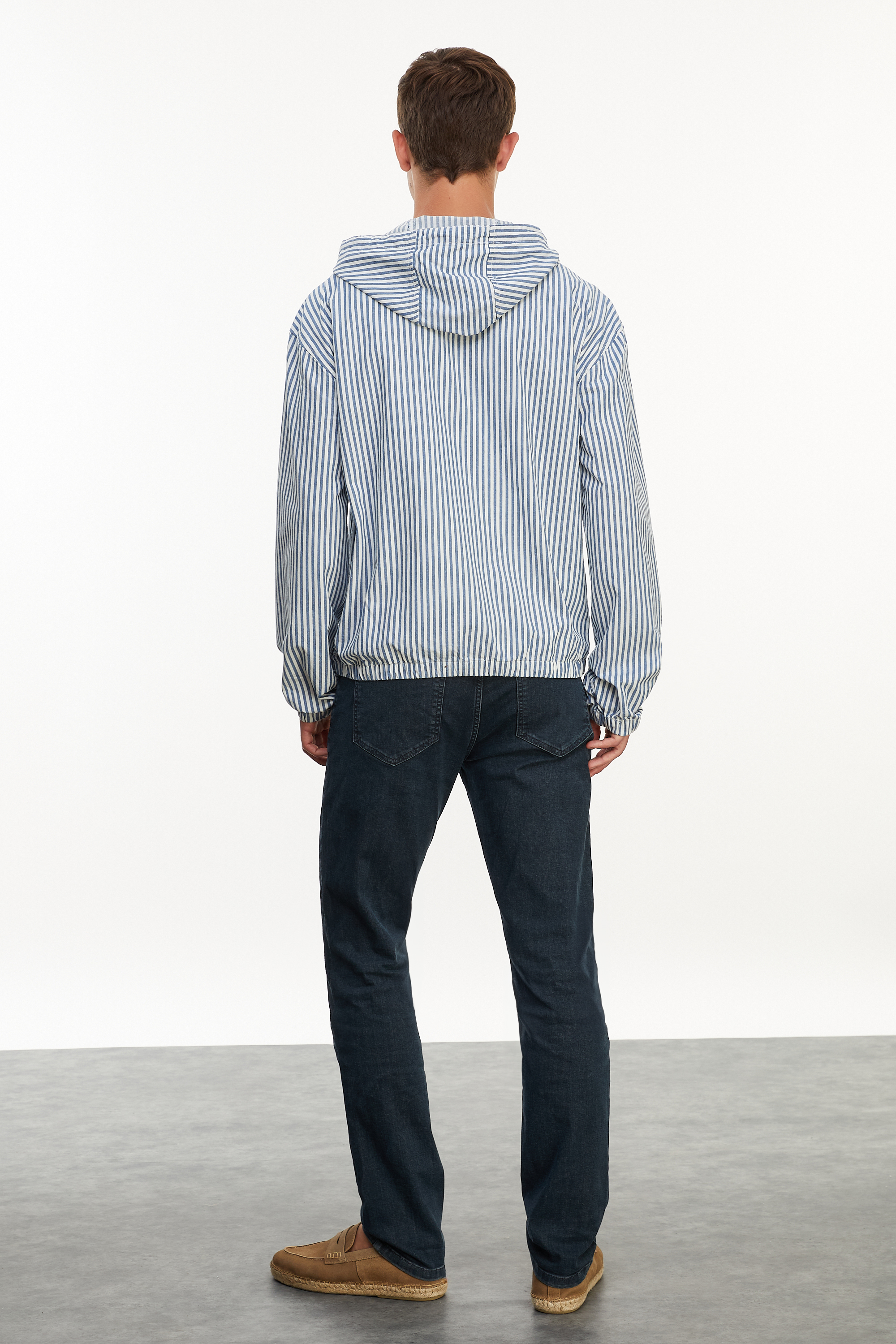 ÇİZGİLİ CASUAL CEKET