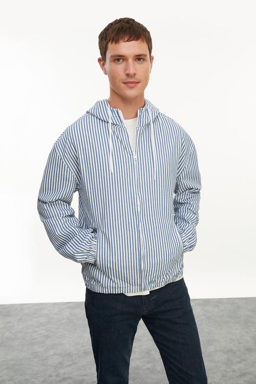  ÇİZGİLİ CASUAL CEKET