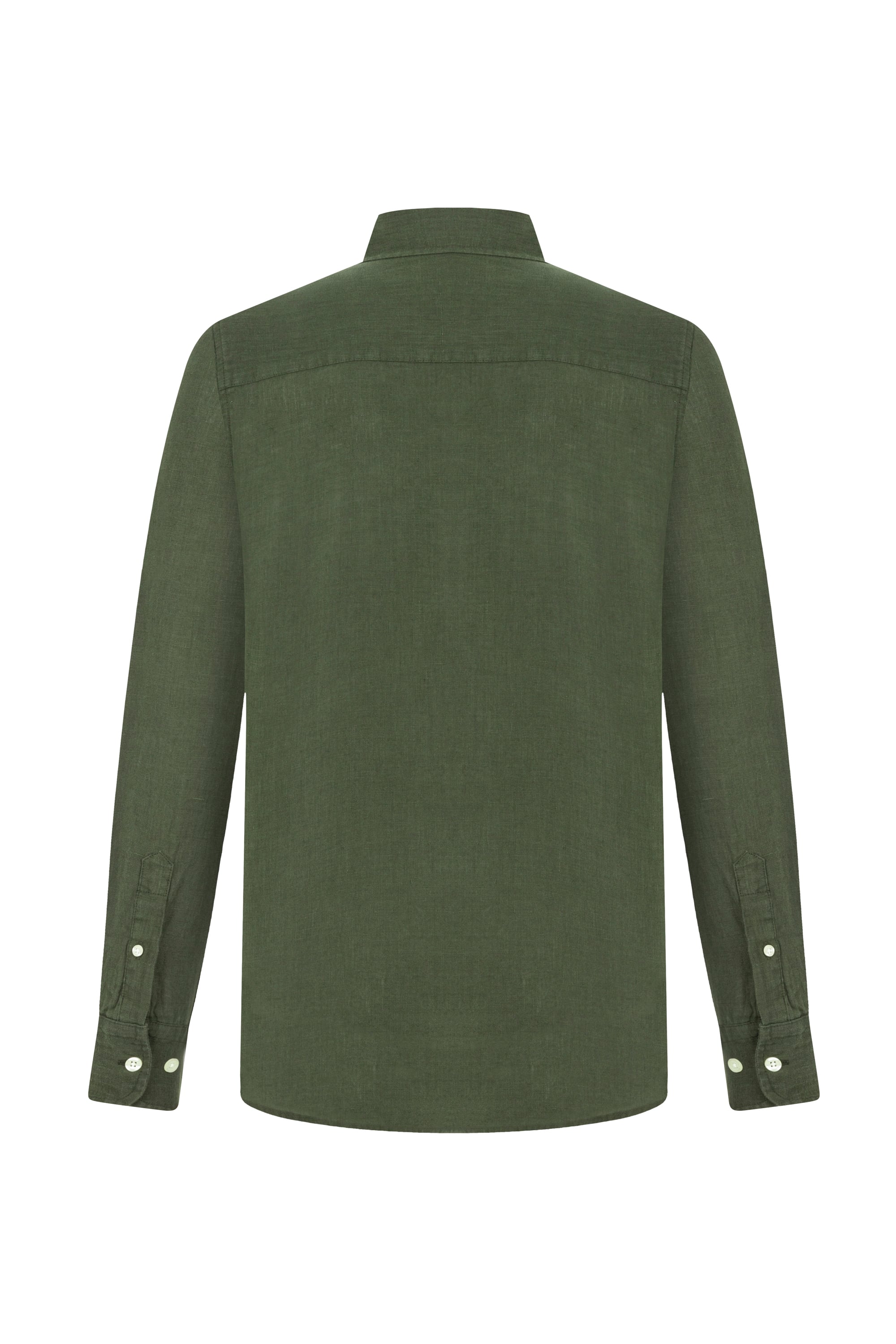 SLIM FIT KETEN GÖMLEK