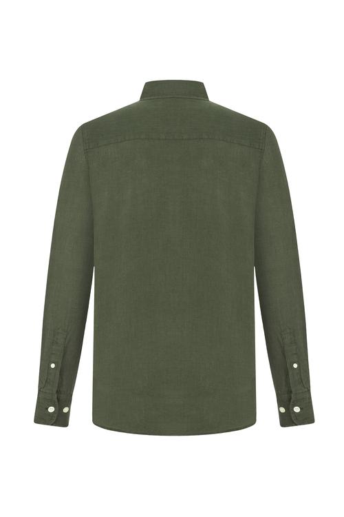  SLIM FIT KETEN GÖMLEK