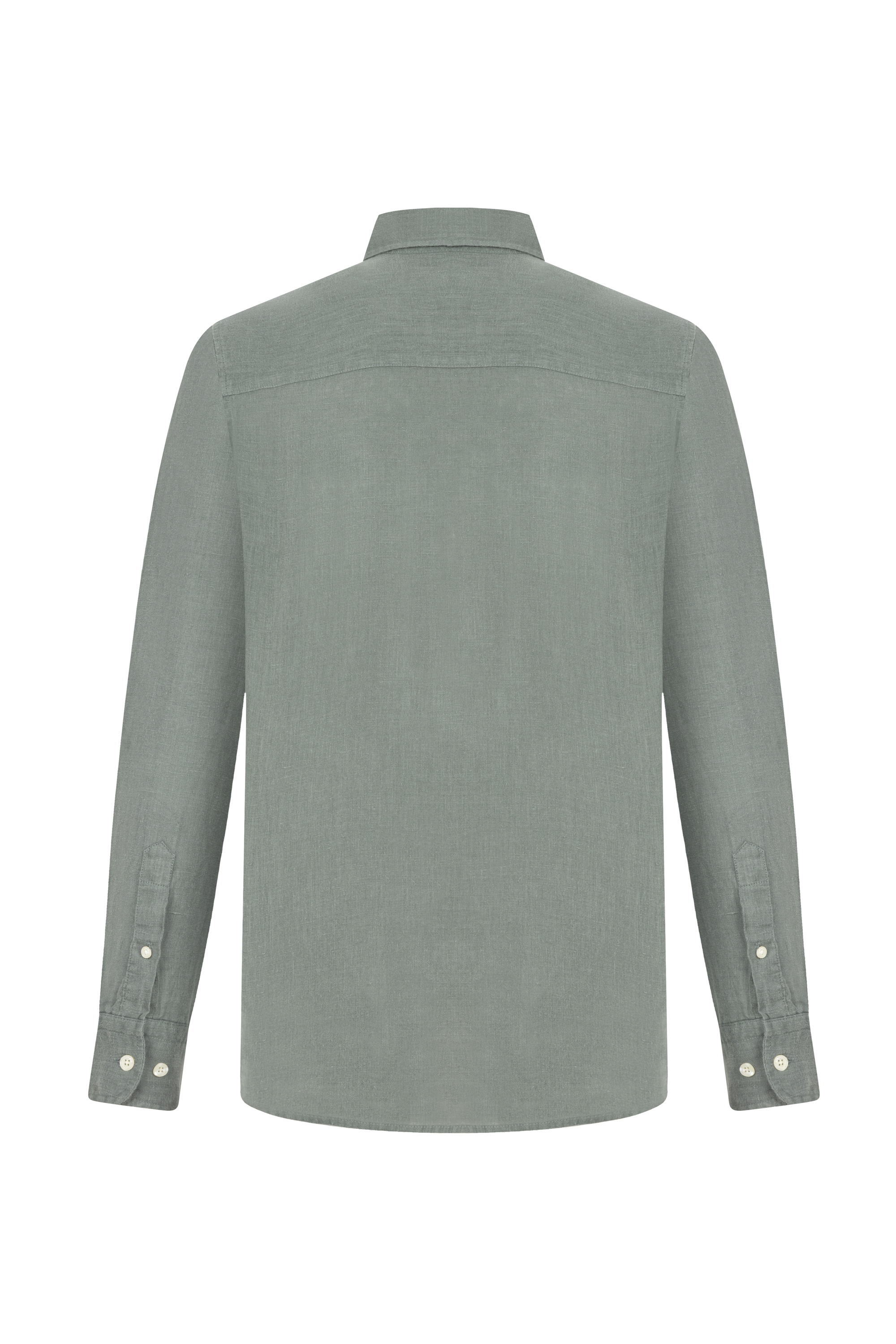 SLIM FIT KETEN GÖMLEK