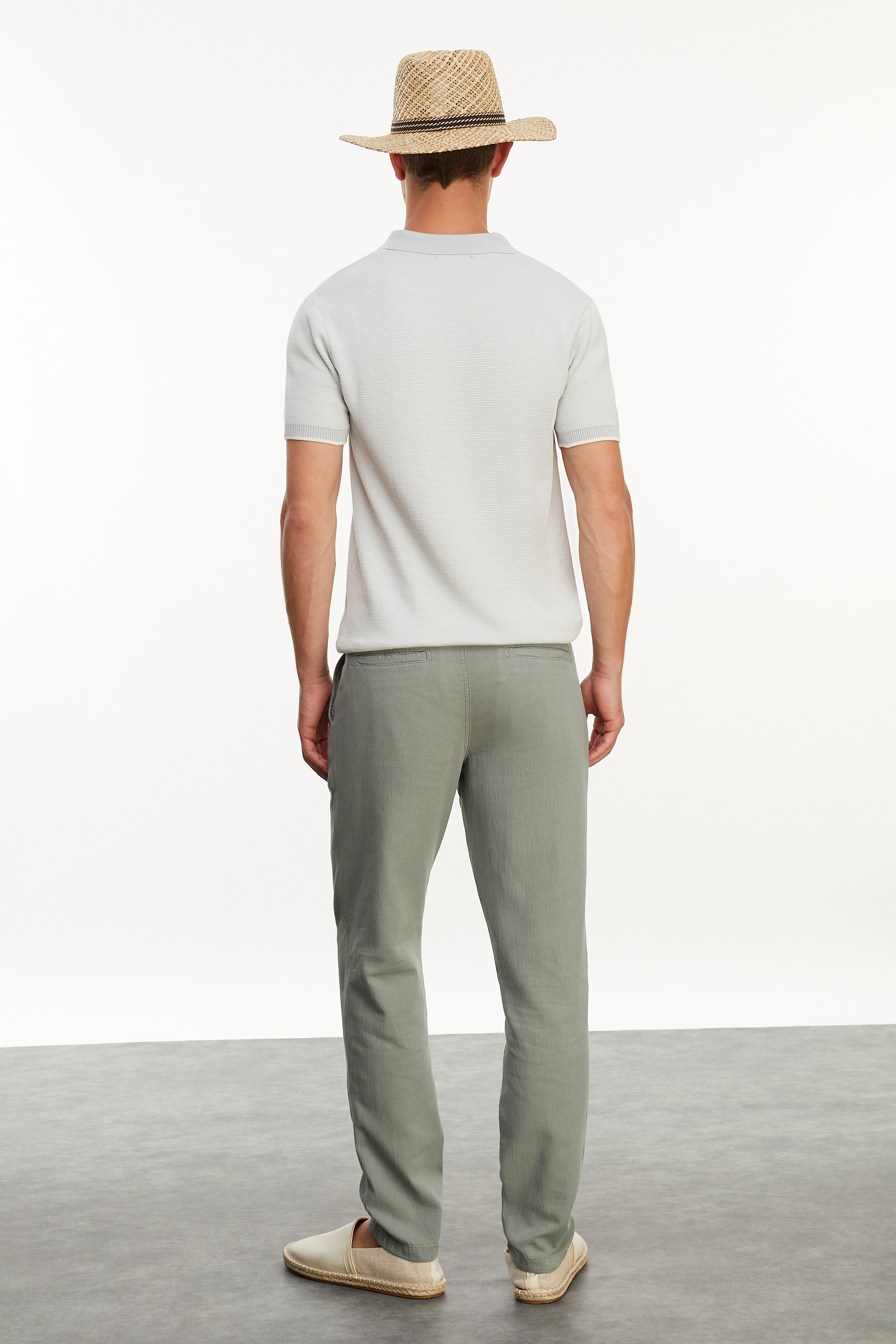 ÇAPA DETAYLI POLO YAKA KISA KOLLU TRİKO