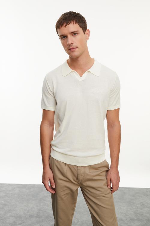  POLO YAKA JAKARLI KISA KOLLU TRİKO