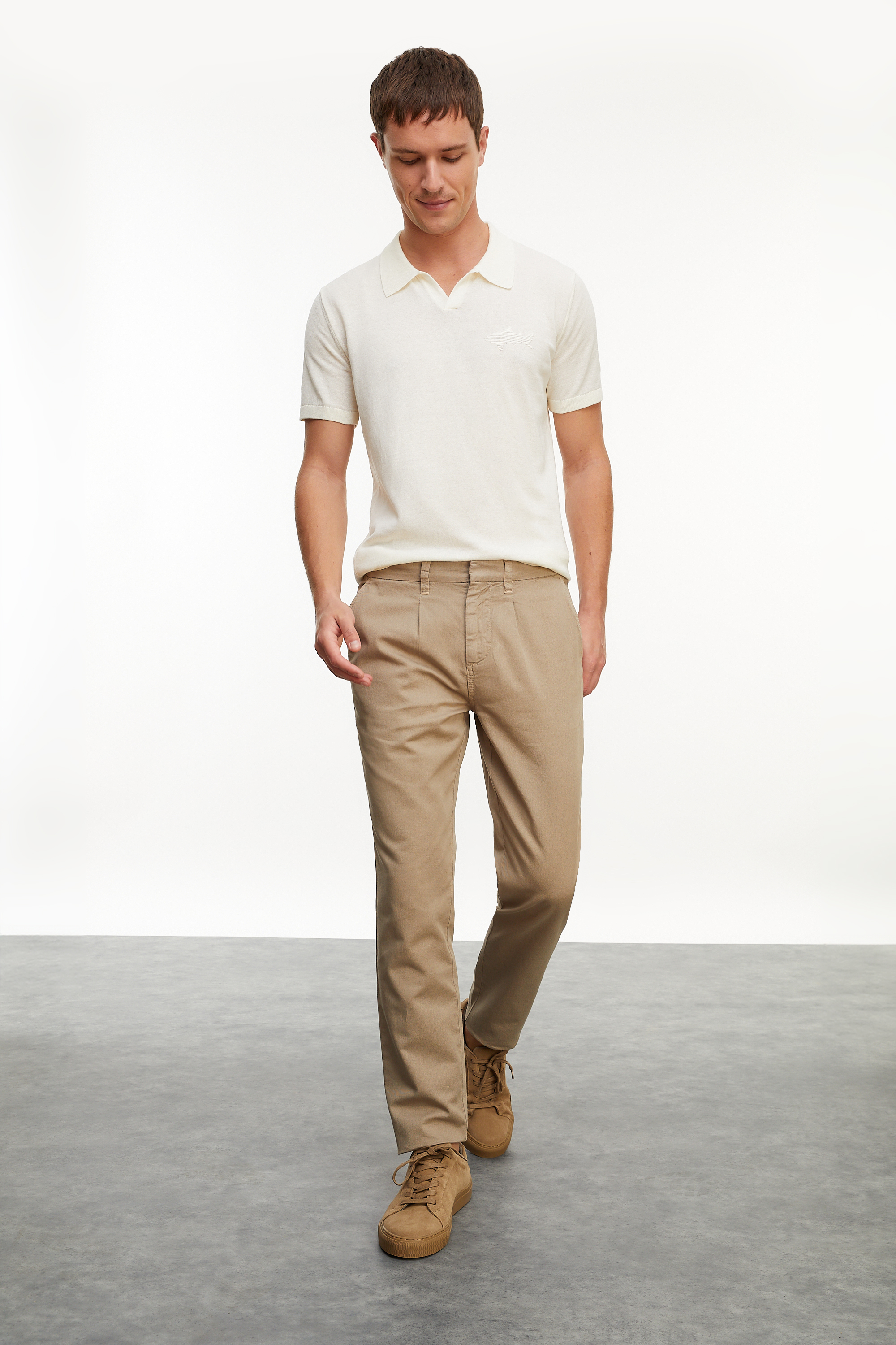 POLO YAKA JAKARLI KISA KOLLU TRİKO