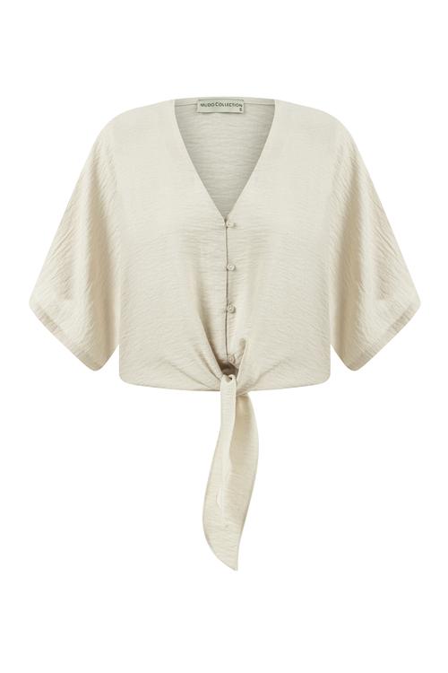  BAĞLAMA DETAYLI SMART CROP GÖMLEK