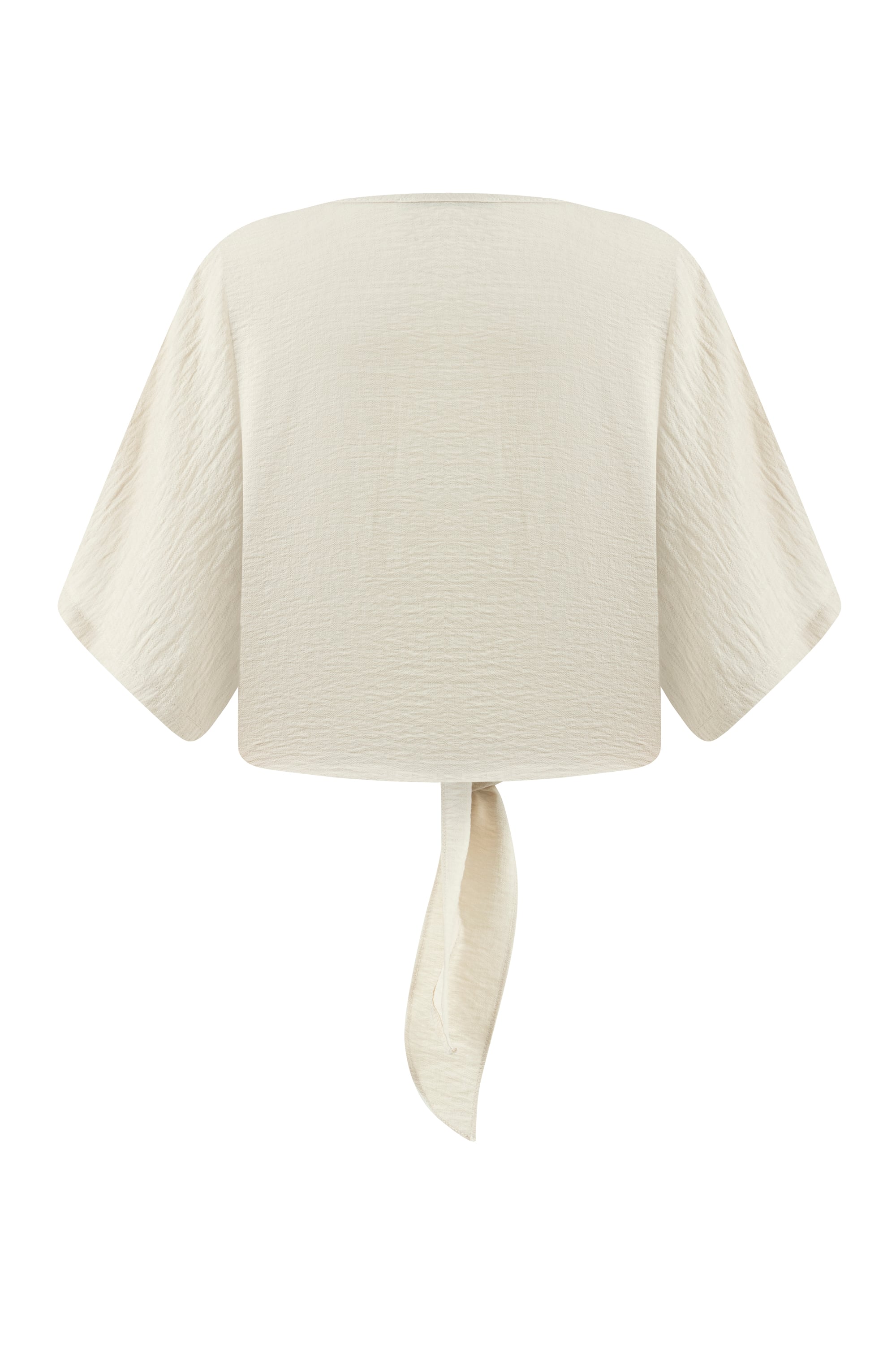 BAĞLAMA DETAYLI SMART CROP GÖMLEK