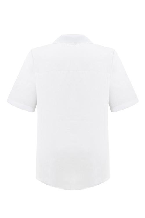 KISA KOLLU KETEN BLUZ