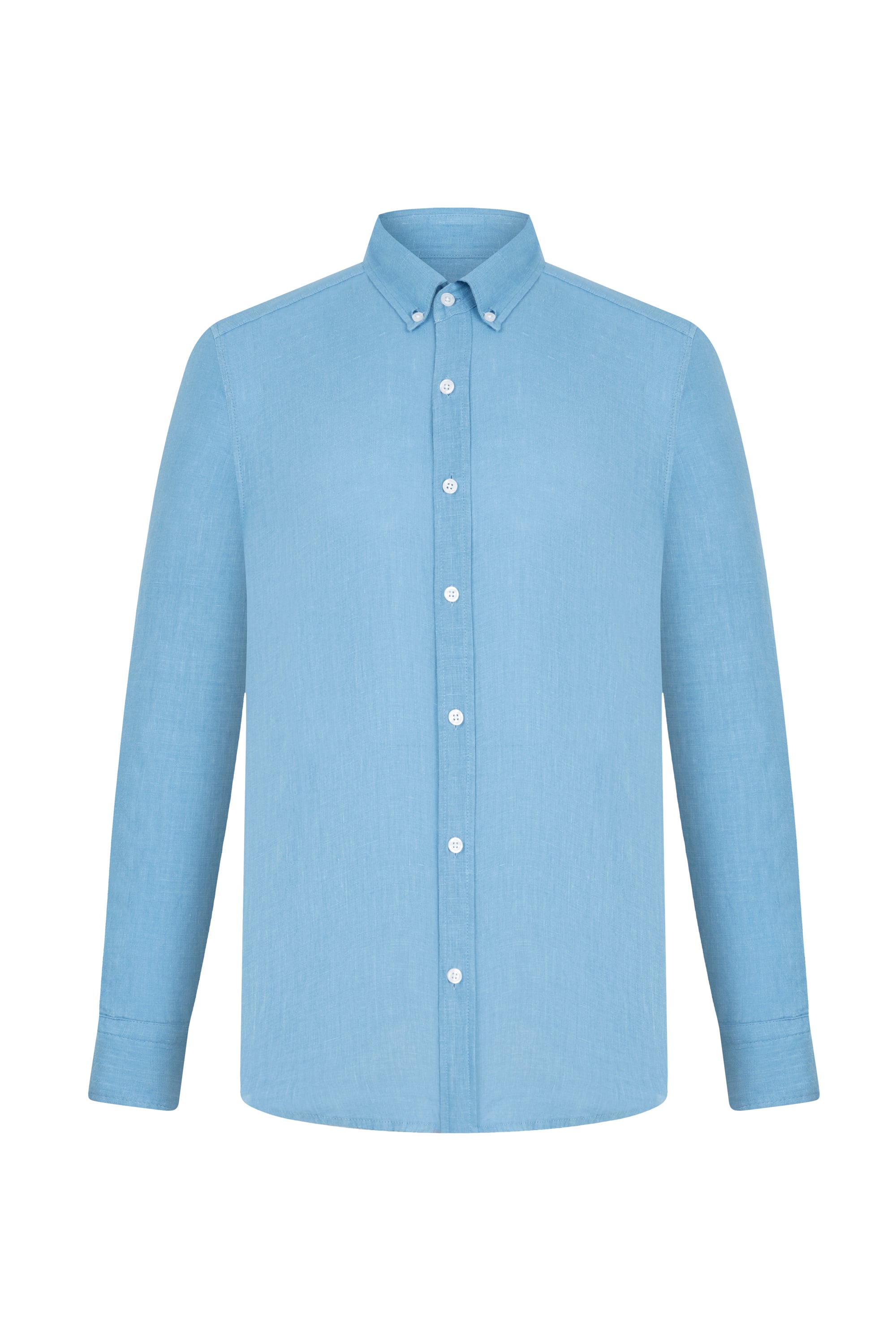 SLIM FIT KETEN GÖMLEK