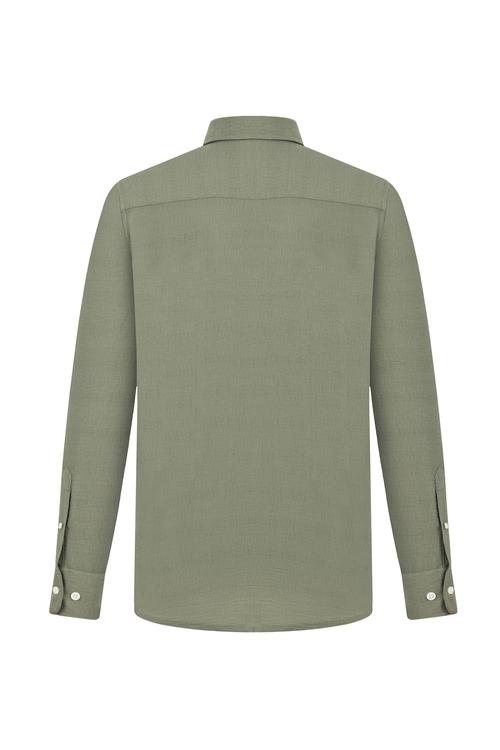  DOKULU REGULAR FIT GÖMLEK