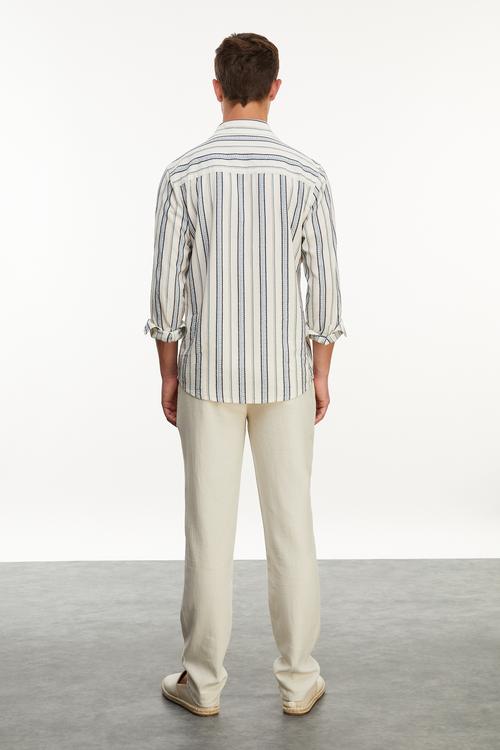  ÇİZGİLİ REGULAR FIT GÖMLEK