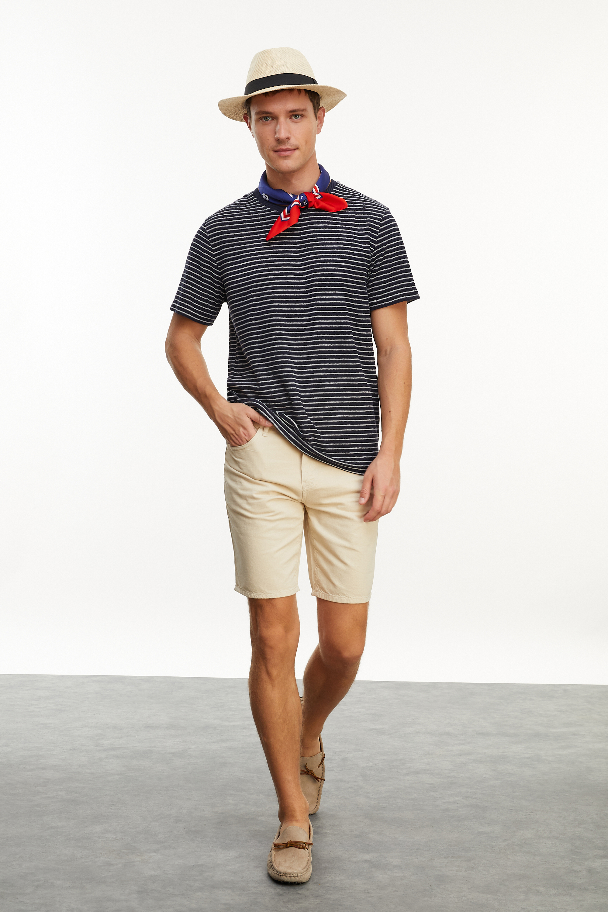 ÇİZGİLİ REGULAR FIT T-SHIRT